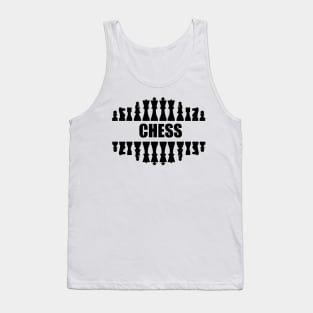 Chess (Chess board figures inspired) Tank Top